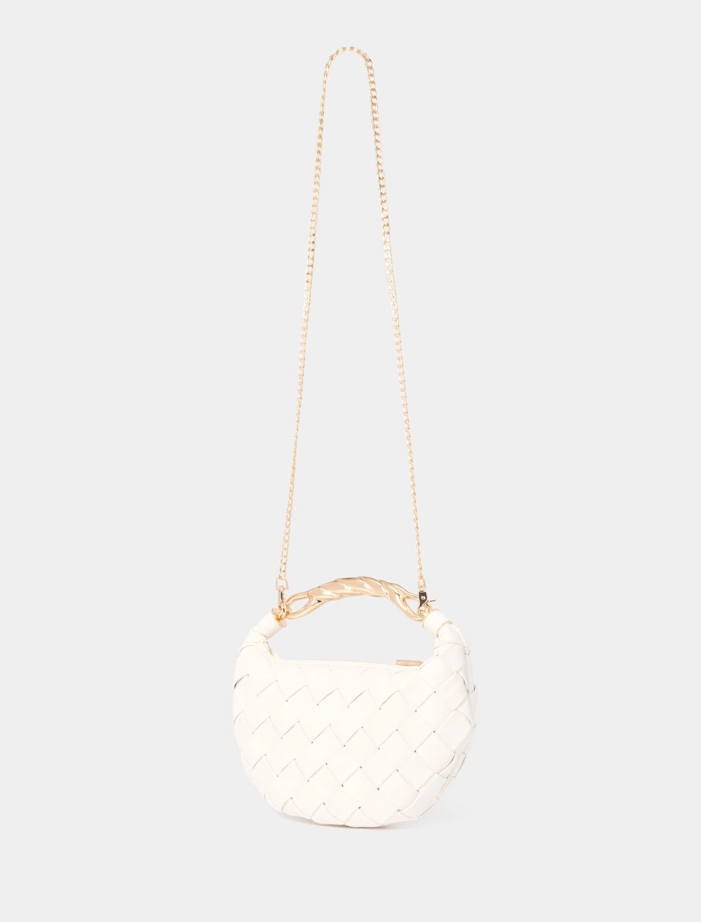 Willa Weave Metal Handle Bag