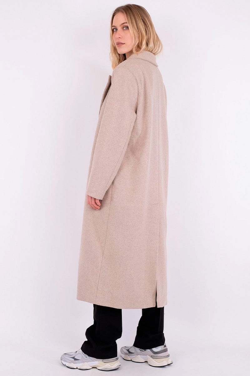 Williams Wool Coat 157467 | Beige Melange | Jakke fra Neo Noir