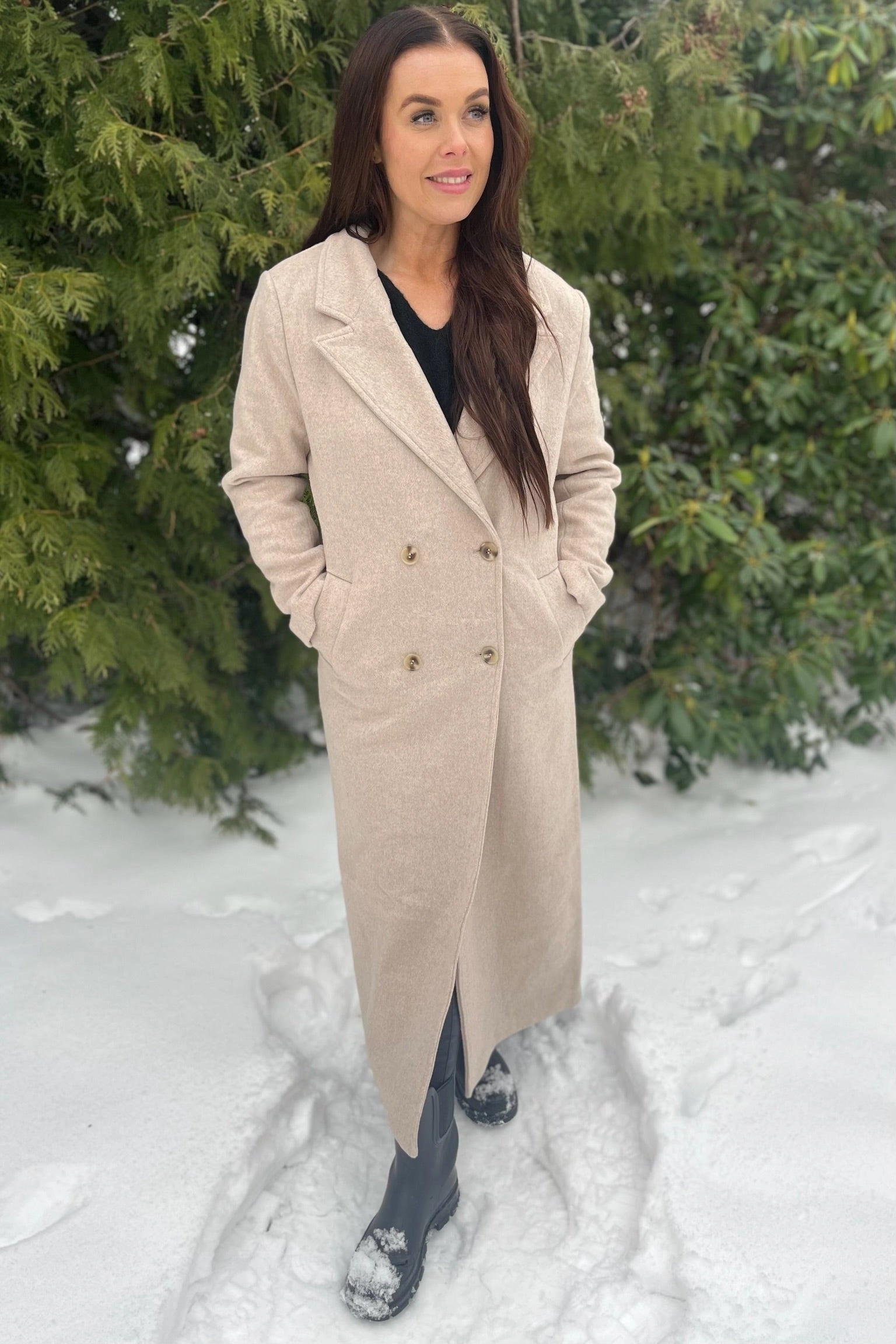 Williams Wool Coat 157467 | Beige Melange | Jakke fra Neo Noir