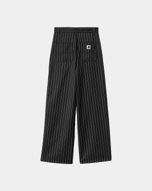 Women’s Seaton Stripe Pant | Black / Wax