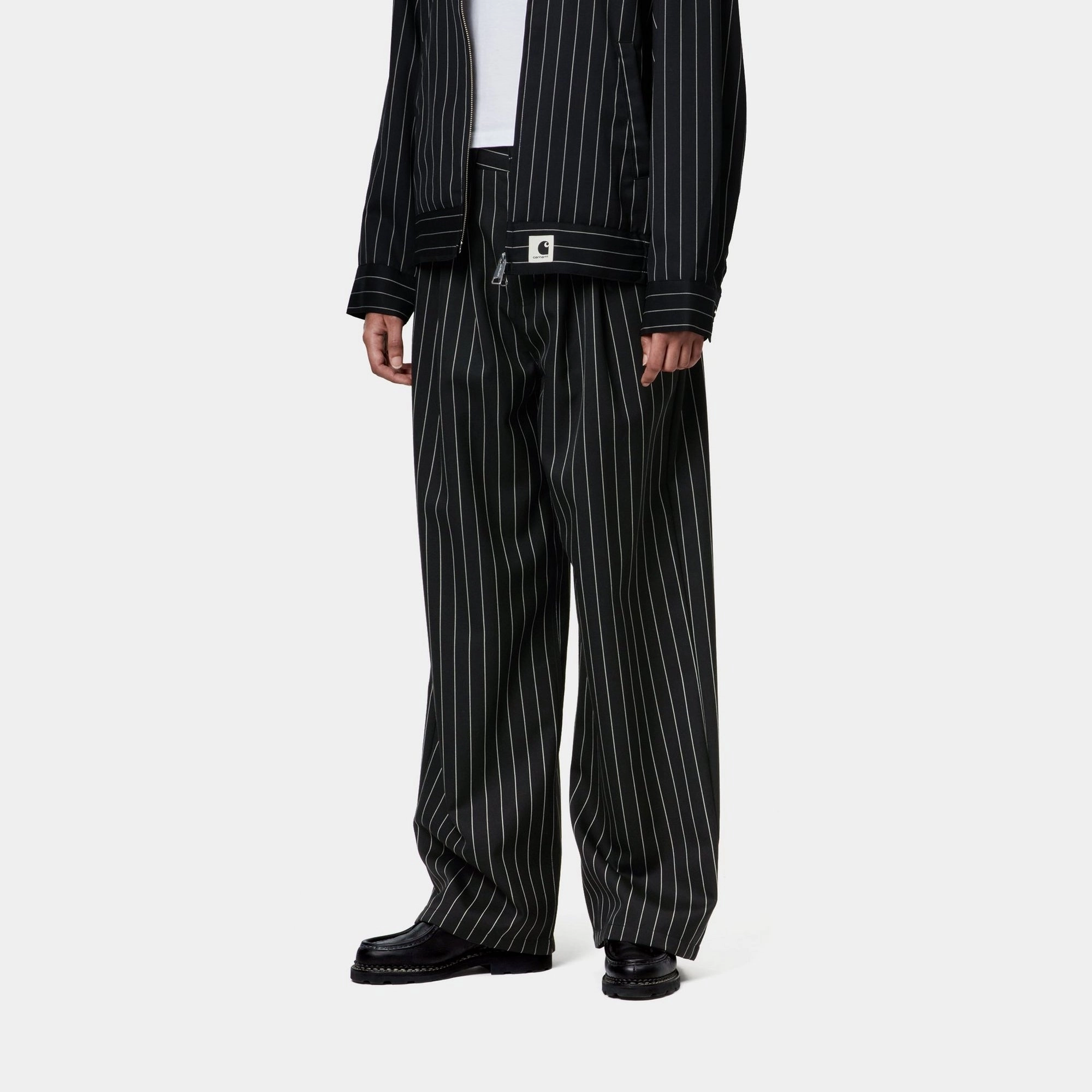 Women’s Seaton Stripe Pant | Black / Wax