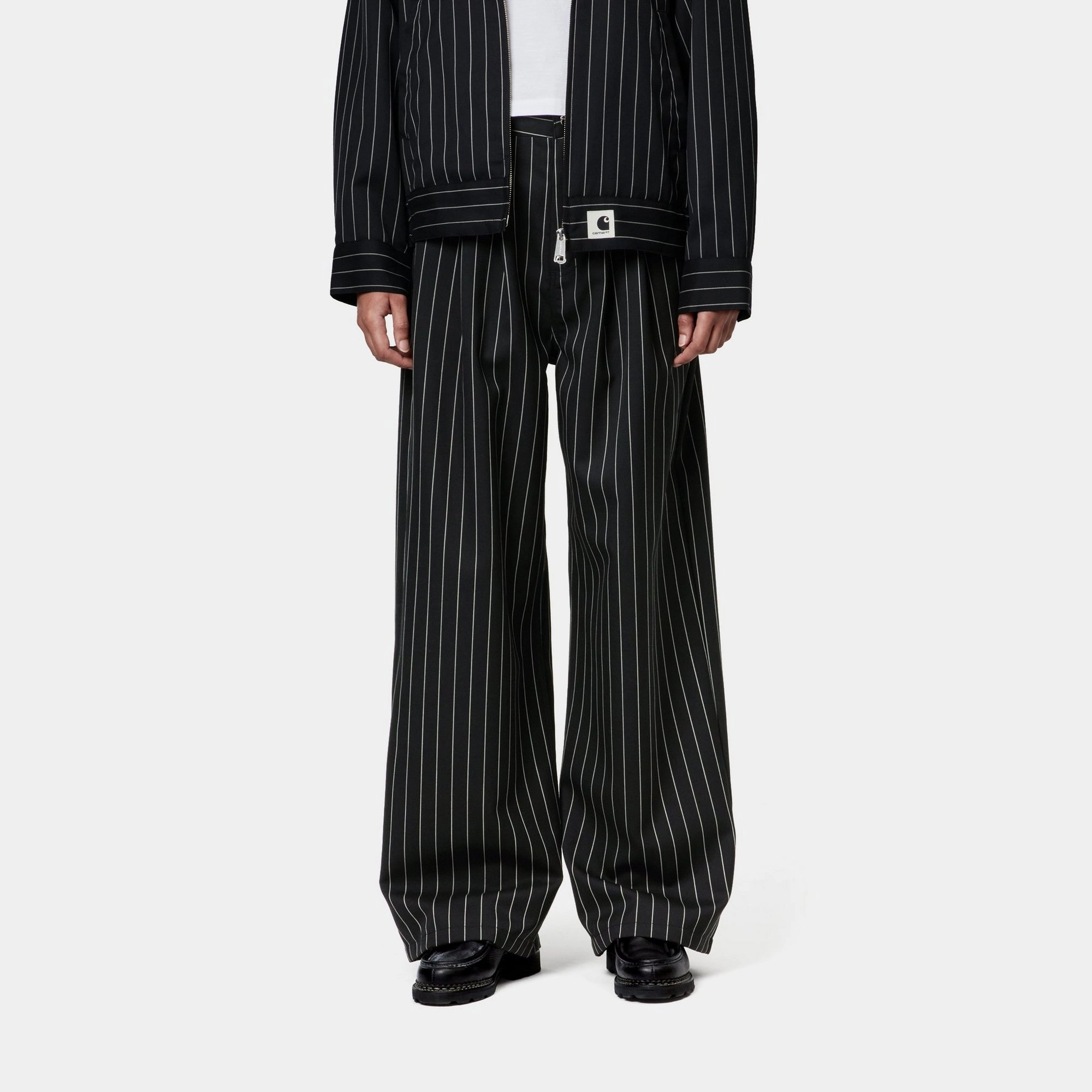 Women’s Seaton Stripe Pant | Black / Wax