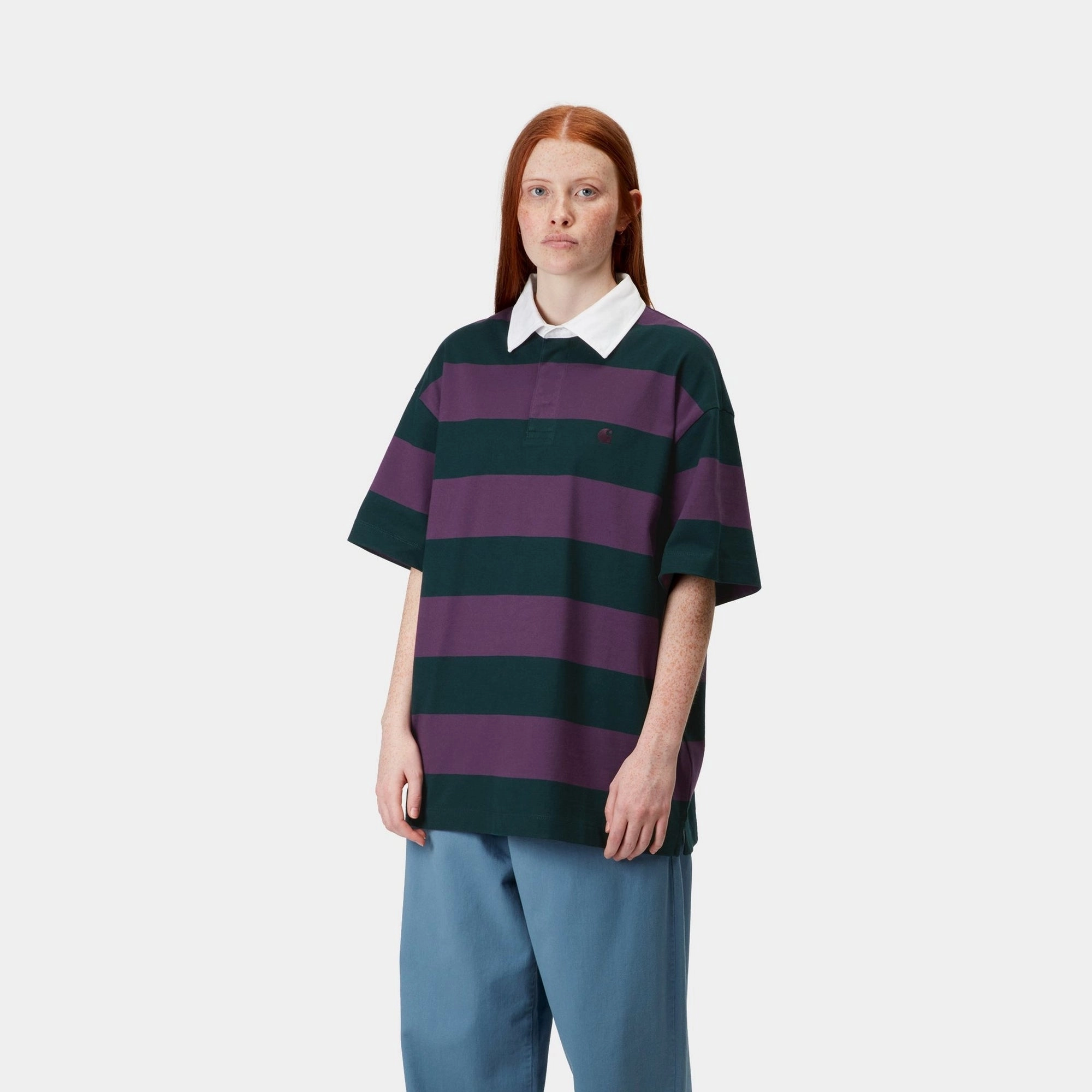 Women’s Seffner Stripe Polo T-Shirt | Conifer