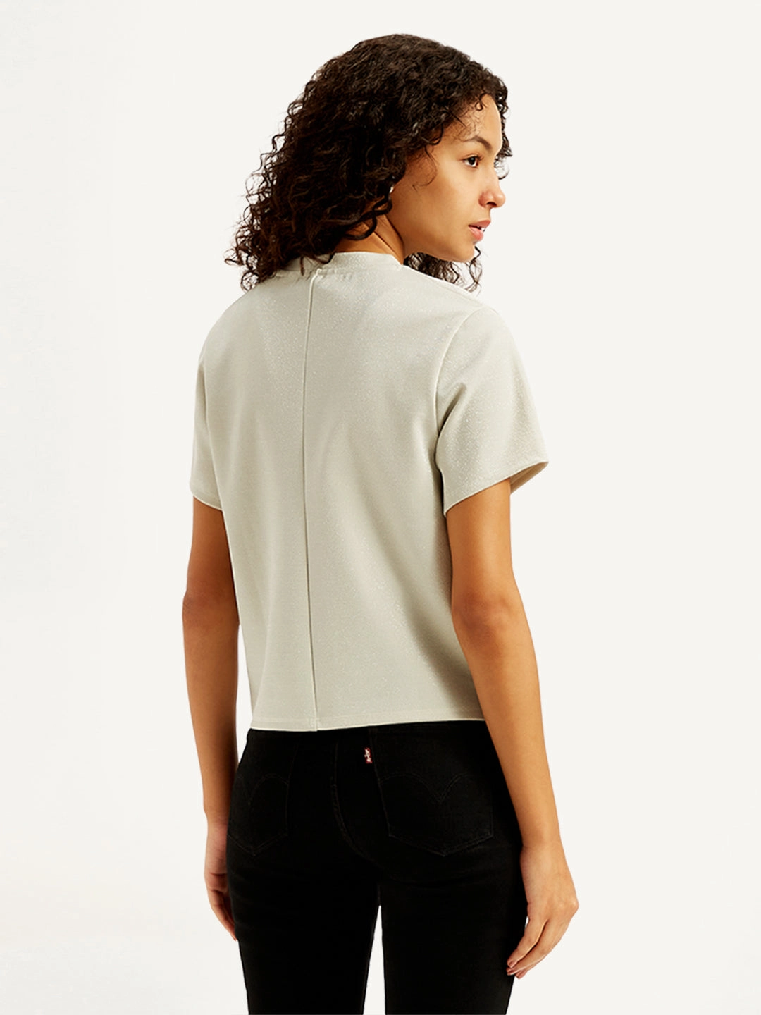 Women's Solid Regular Fit T-Shirt