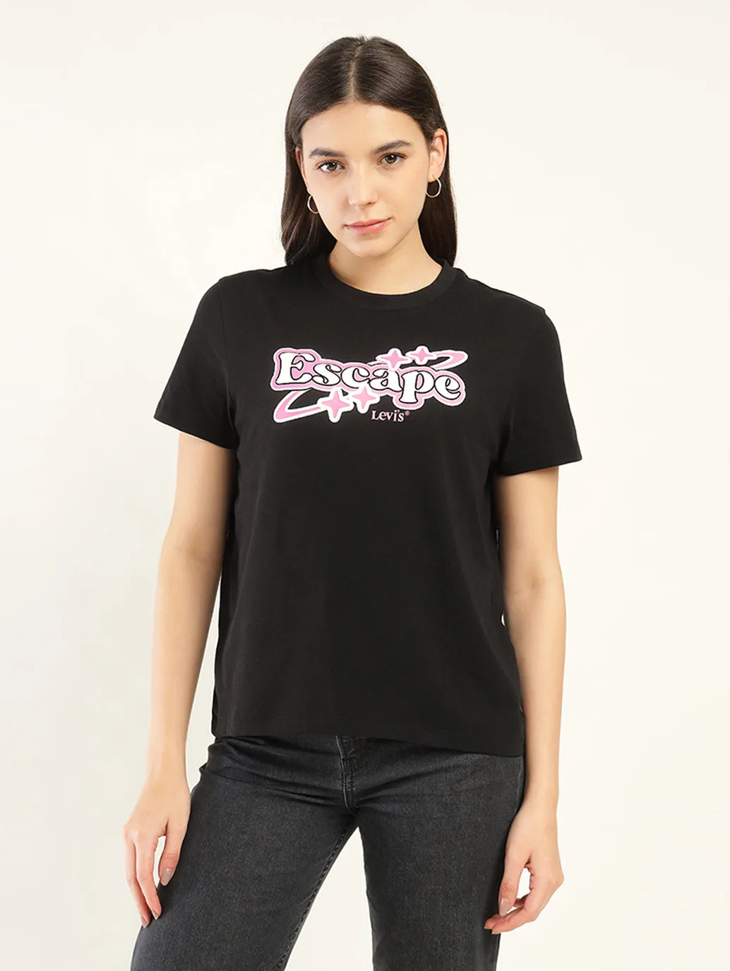 Women's Typography Relaxed Fit T-Shirt