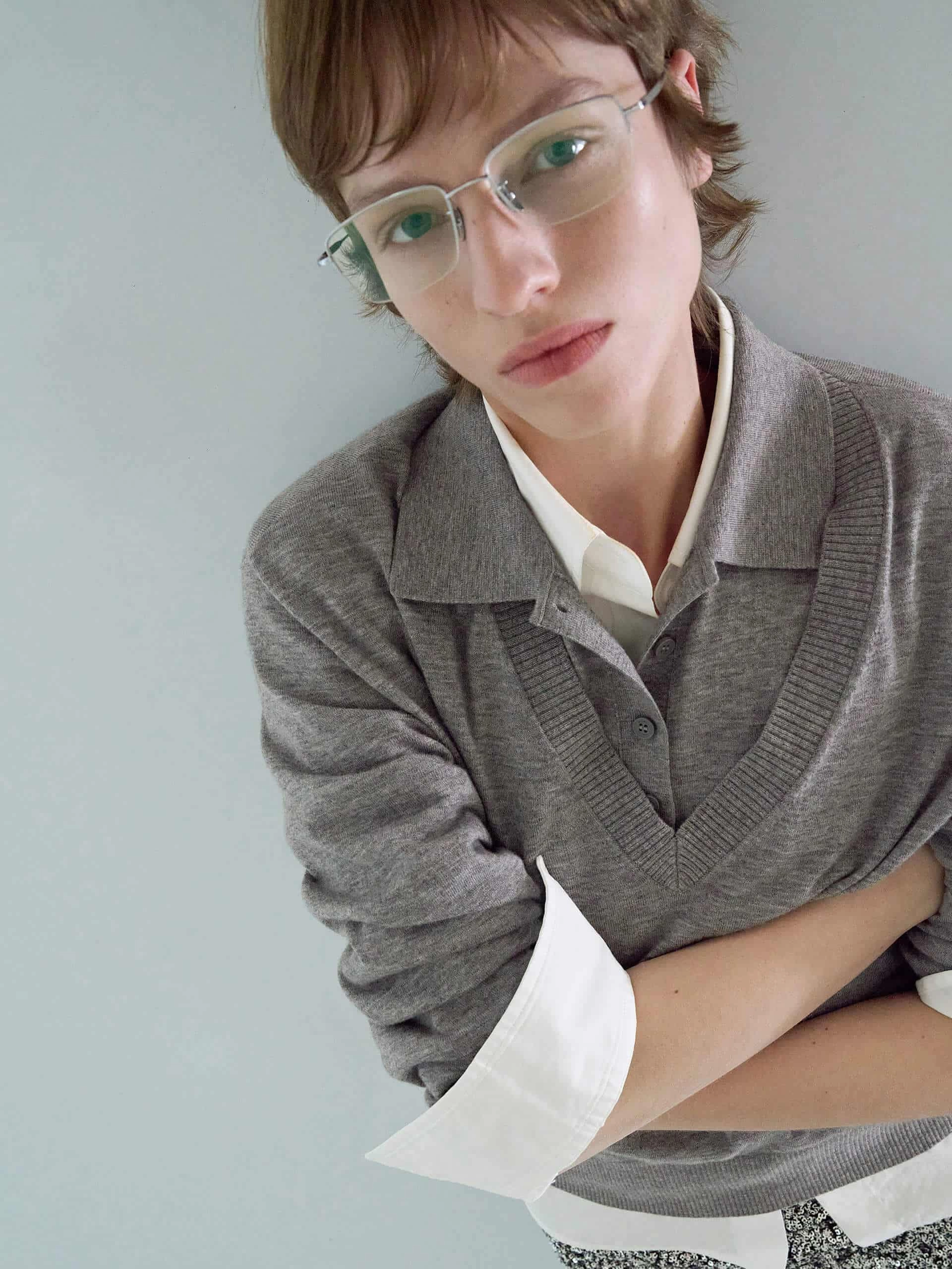 Wool Blend Sweater Set