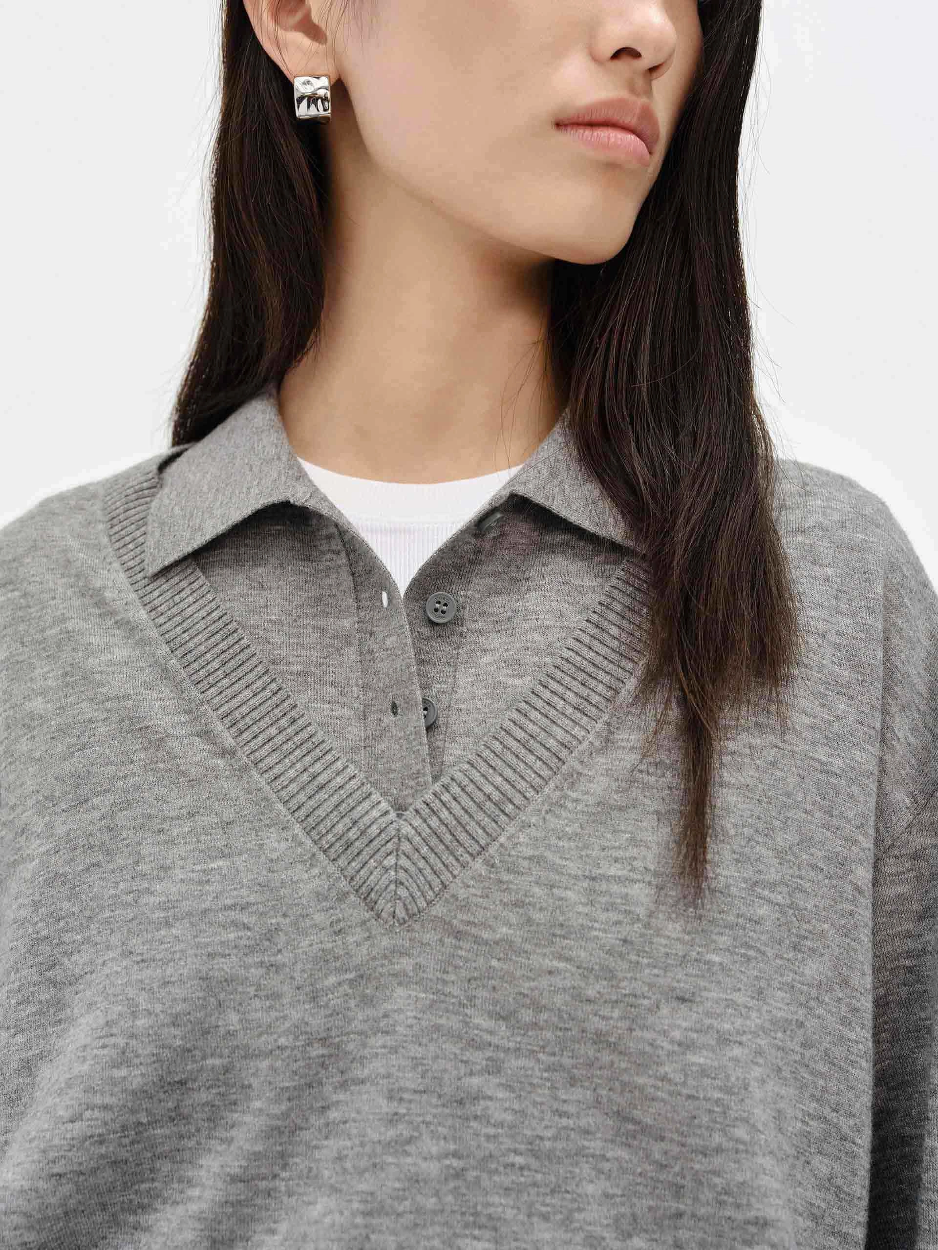 Wool Blend Sweater Set