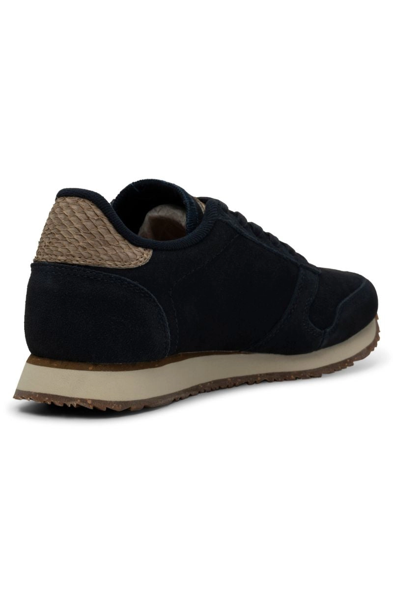Ydun Suede Zipper | Dark Navy | Sneakers fra Woden