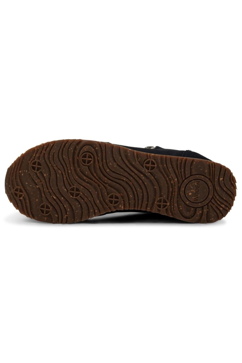 Ydun Suede Zipper | Dark Navy | Sneakers fra Woden