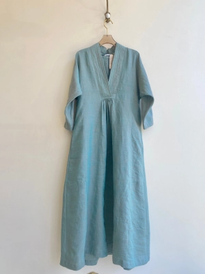 Zero Waste Pale Blue Caftan Dress
