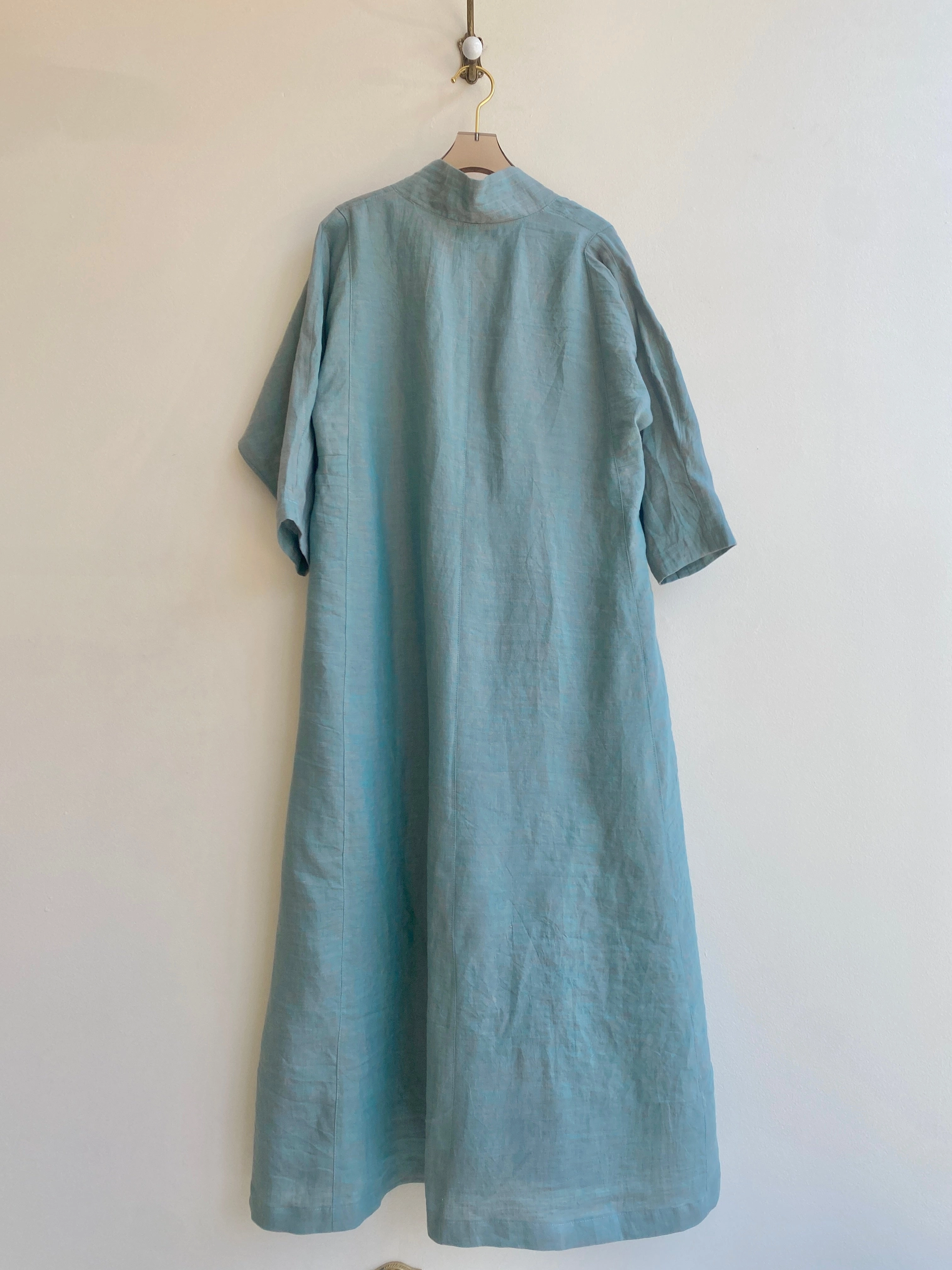 Zero Waste Pale Blue Caftan Dress